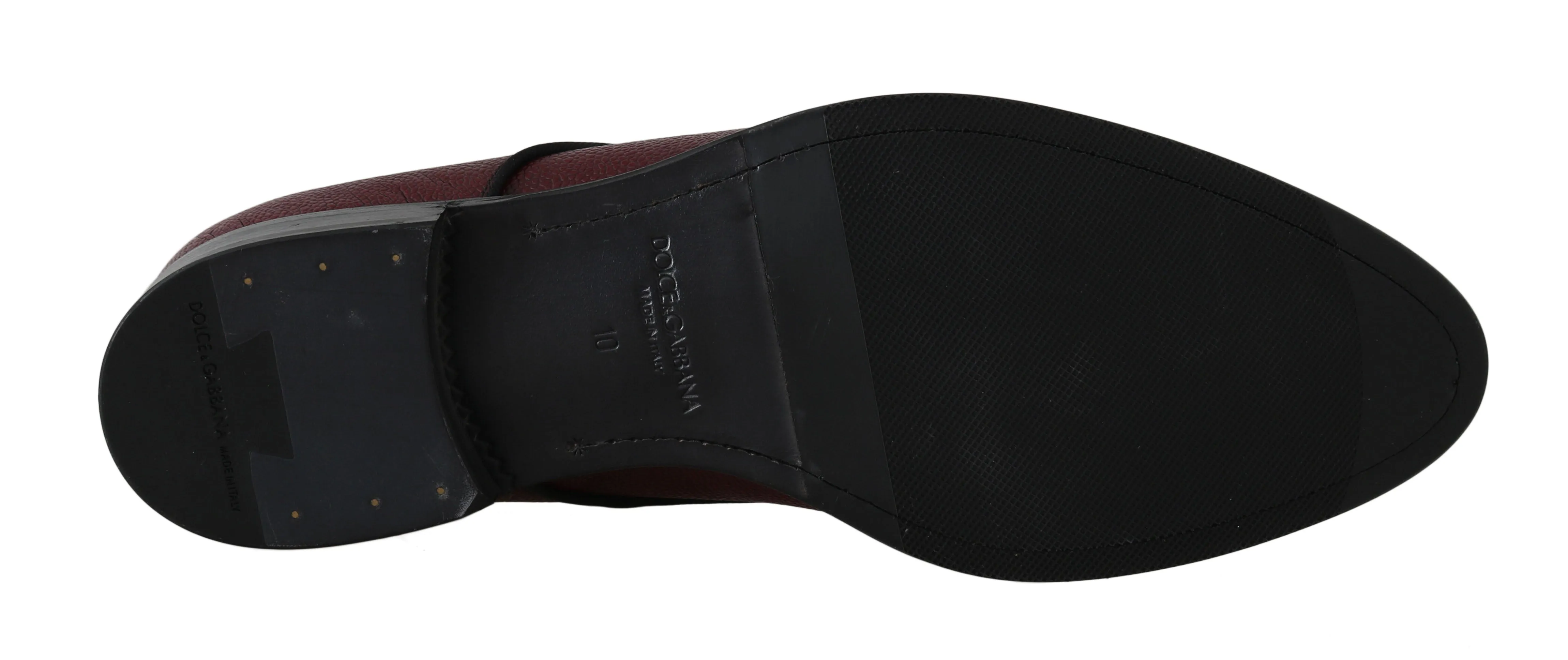 Bordeaux Leather Derby Dress Formal Shoes