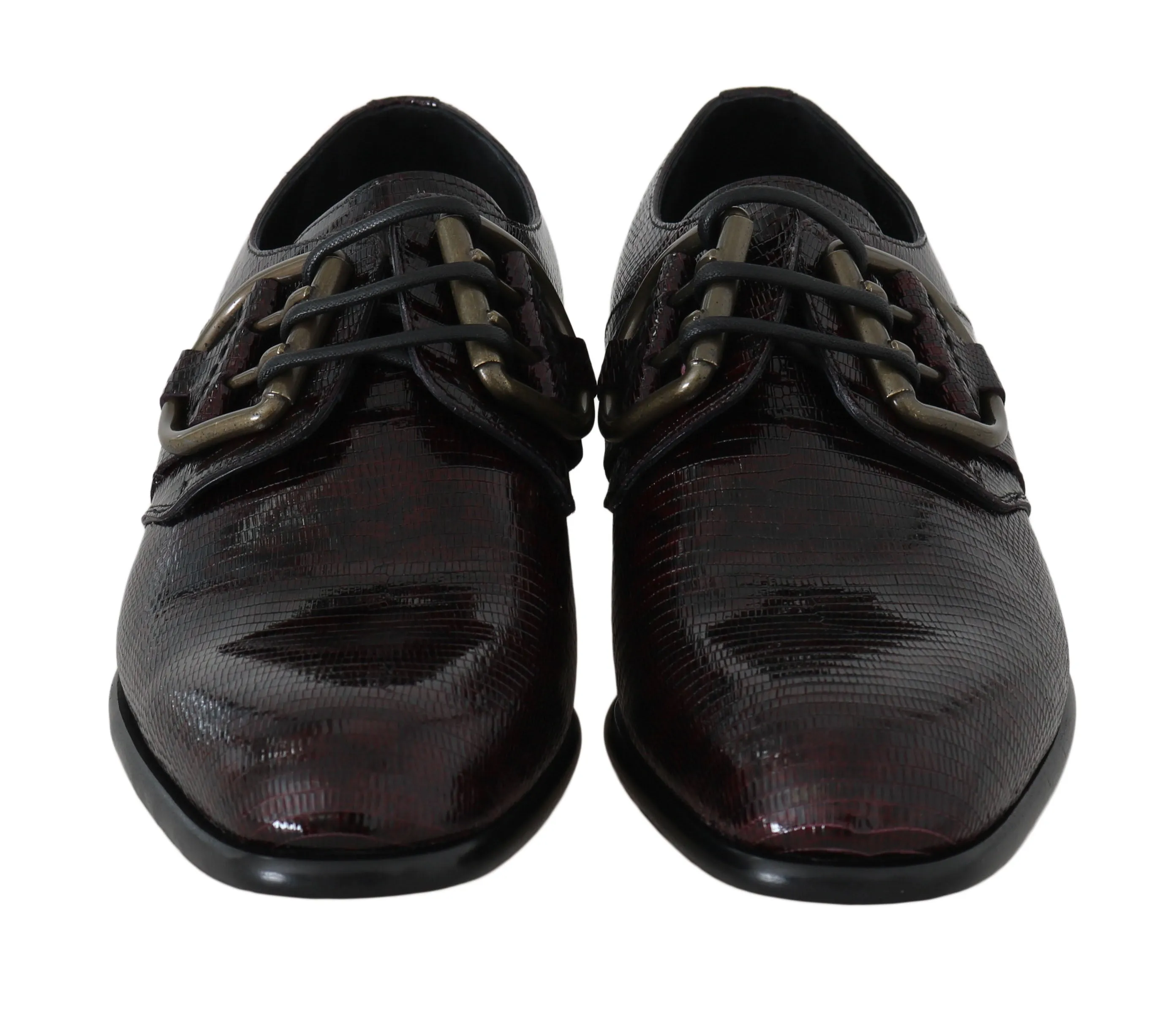 Bordeaux Leather Derby Dress Formal Shoes