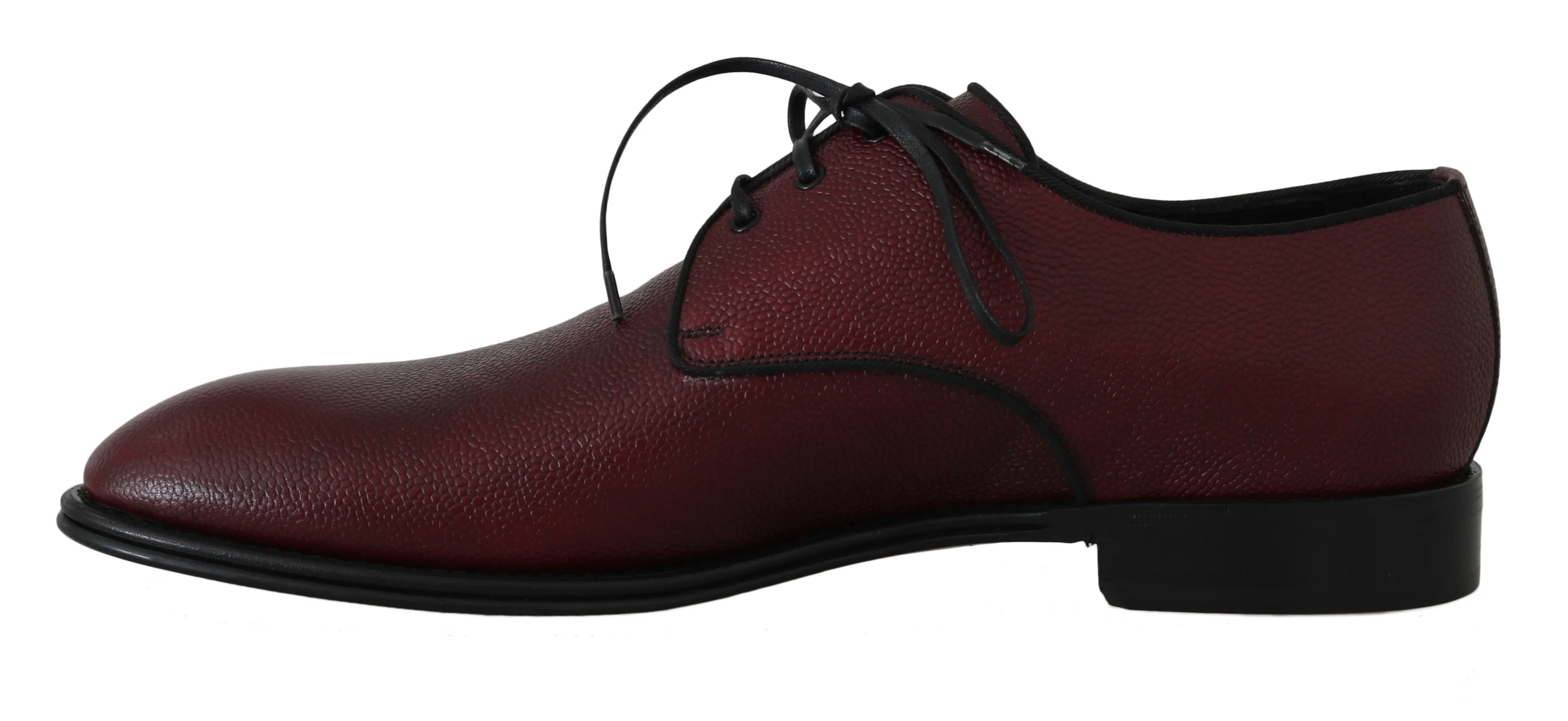 Bordeaux Leather Derby Dress Formal Shoes