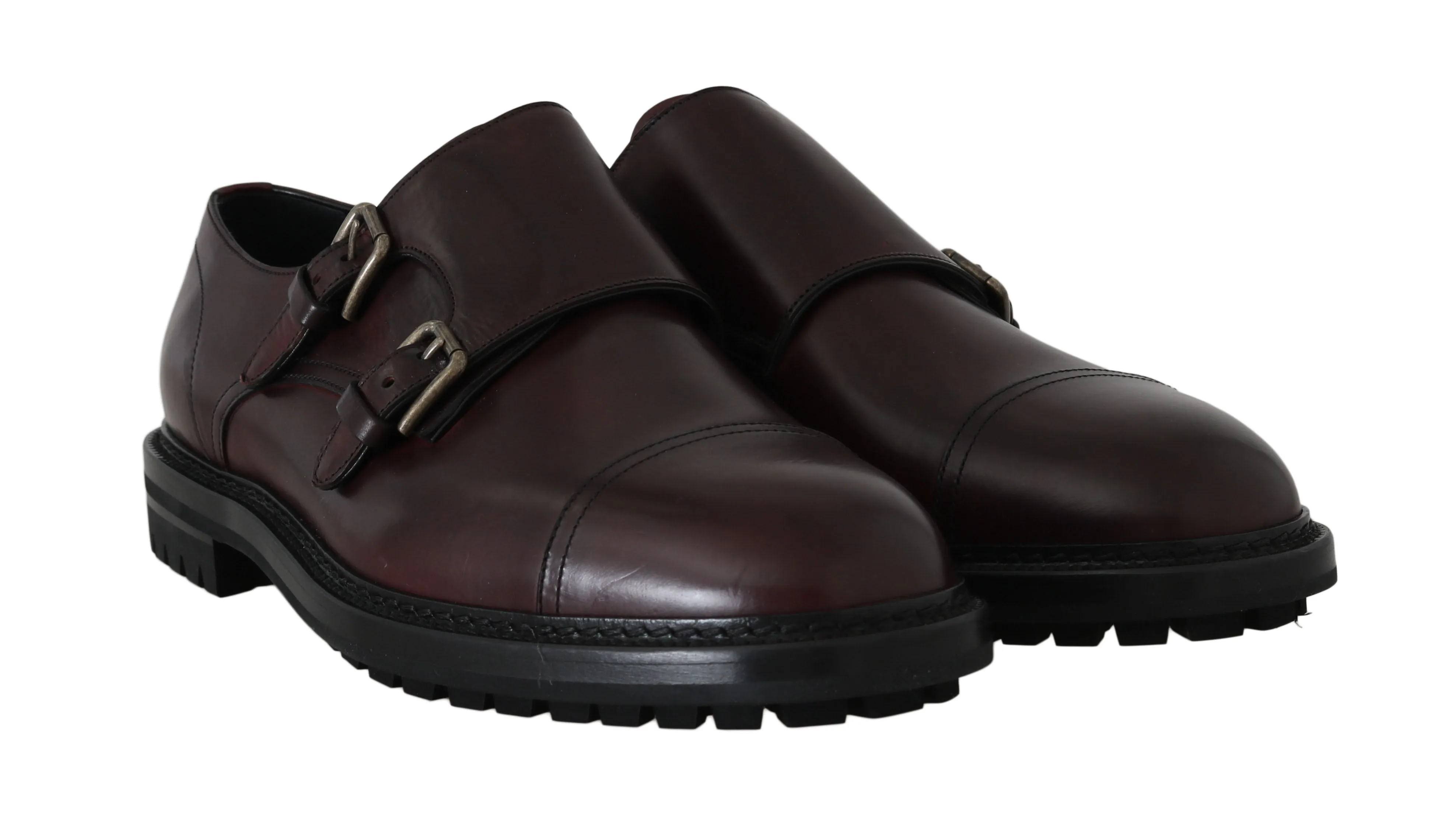Bordeaux Leather Derby Monkstrap