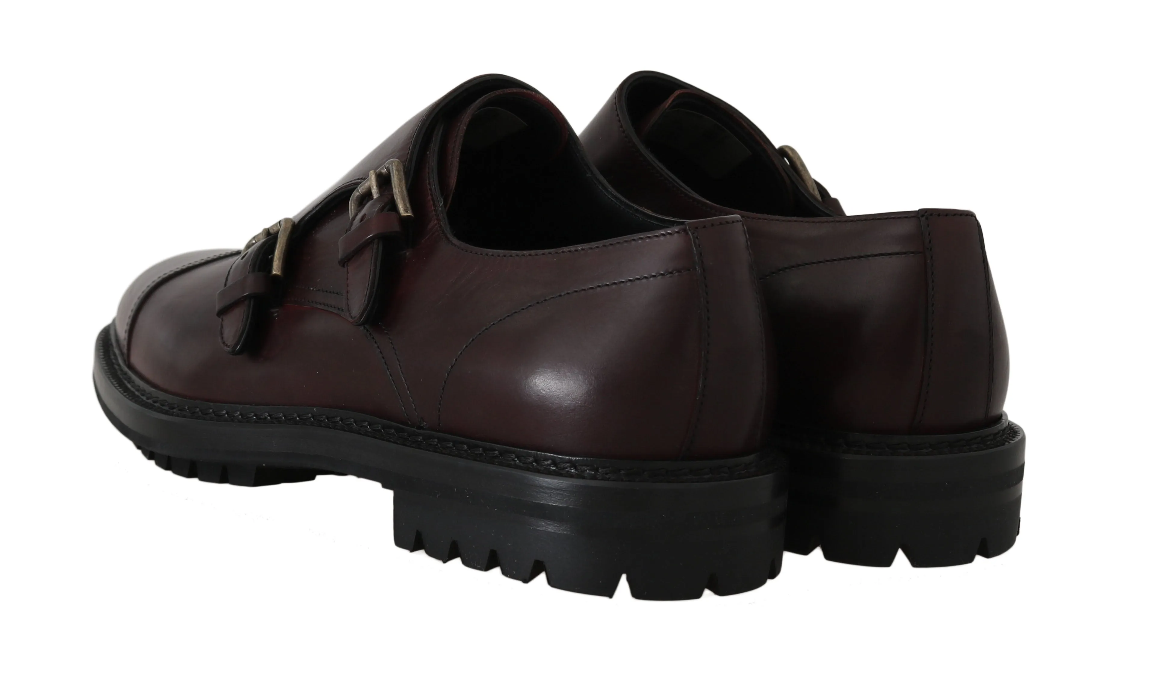 Bordeaux Leather Derby Monkstrap