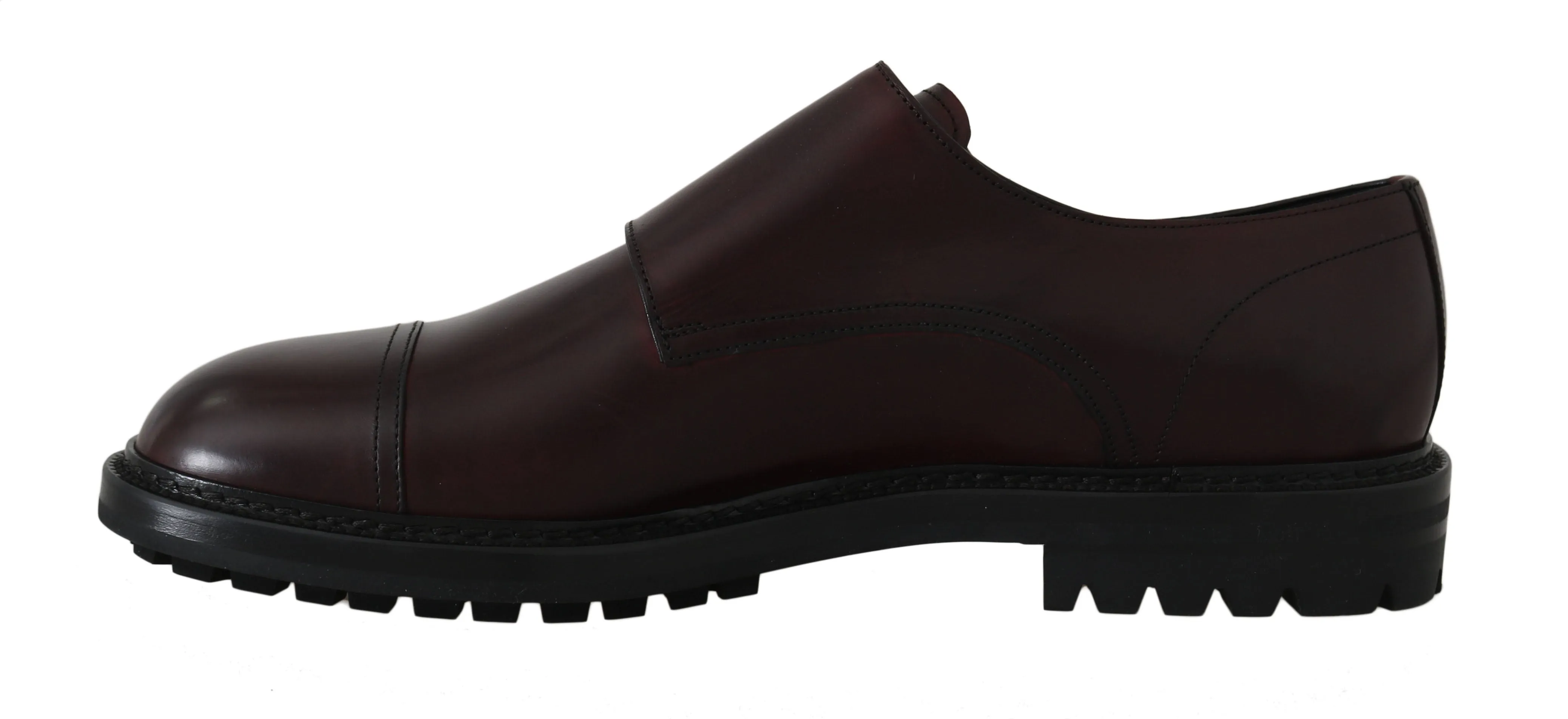 Bordeaux Leather Derby Monkstrap