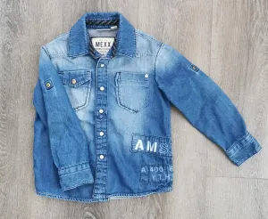 BOY SIZE SMALL (4/5 YEARS) MEXX, Soft & Casual Dress Shirt EUC B34