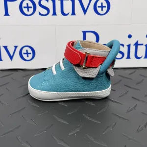 Buscemi 100MM Baby Alce Oxygen TriColor Leather Sneakers
