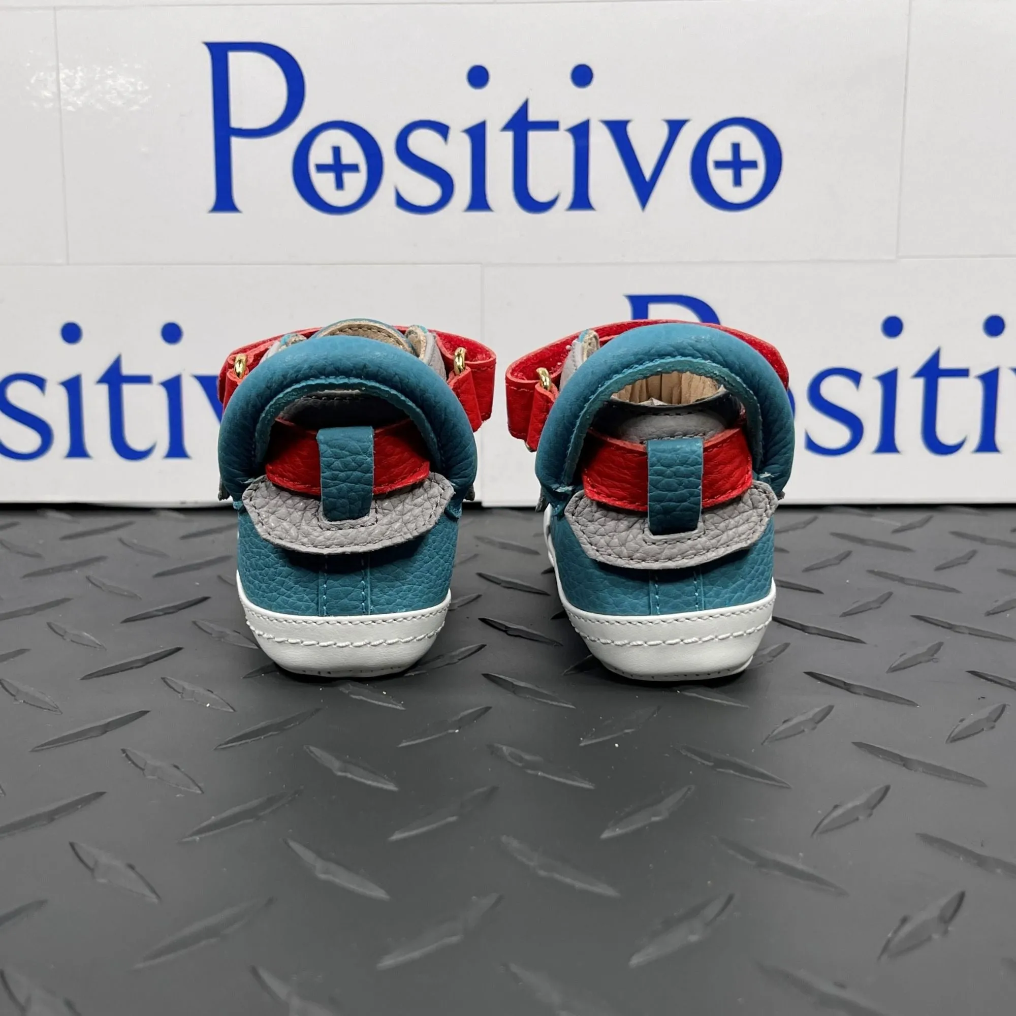 Buscemi 100MM Baby Alce Oxygen TriColor Leather Sneakers