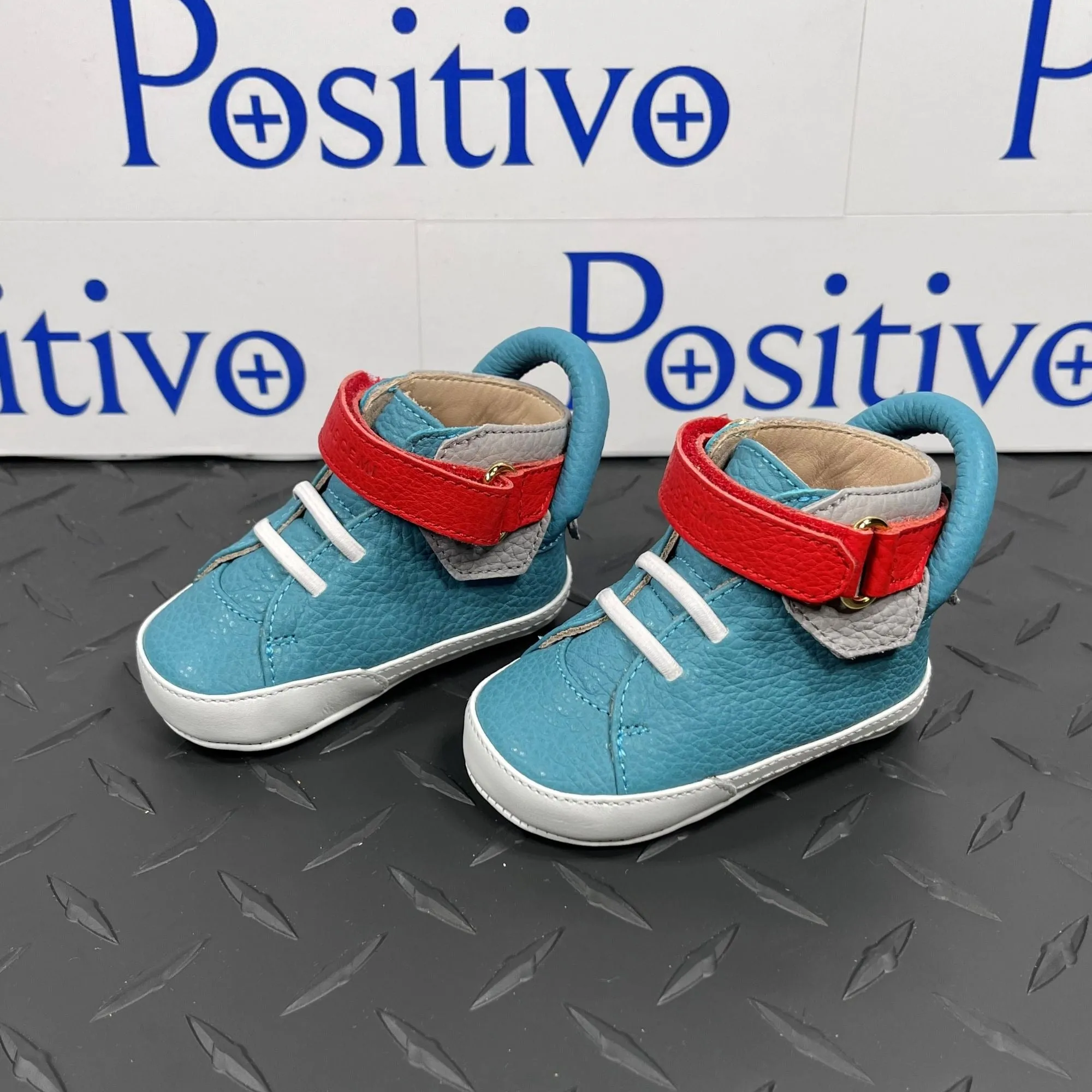 Buscemi 100MM Baby Alce Oxygen TriColor Leather Sneakers