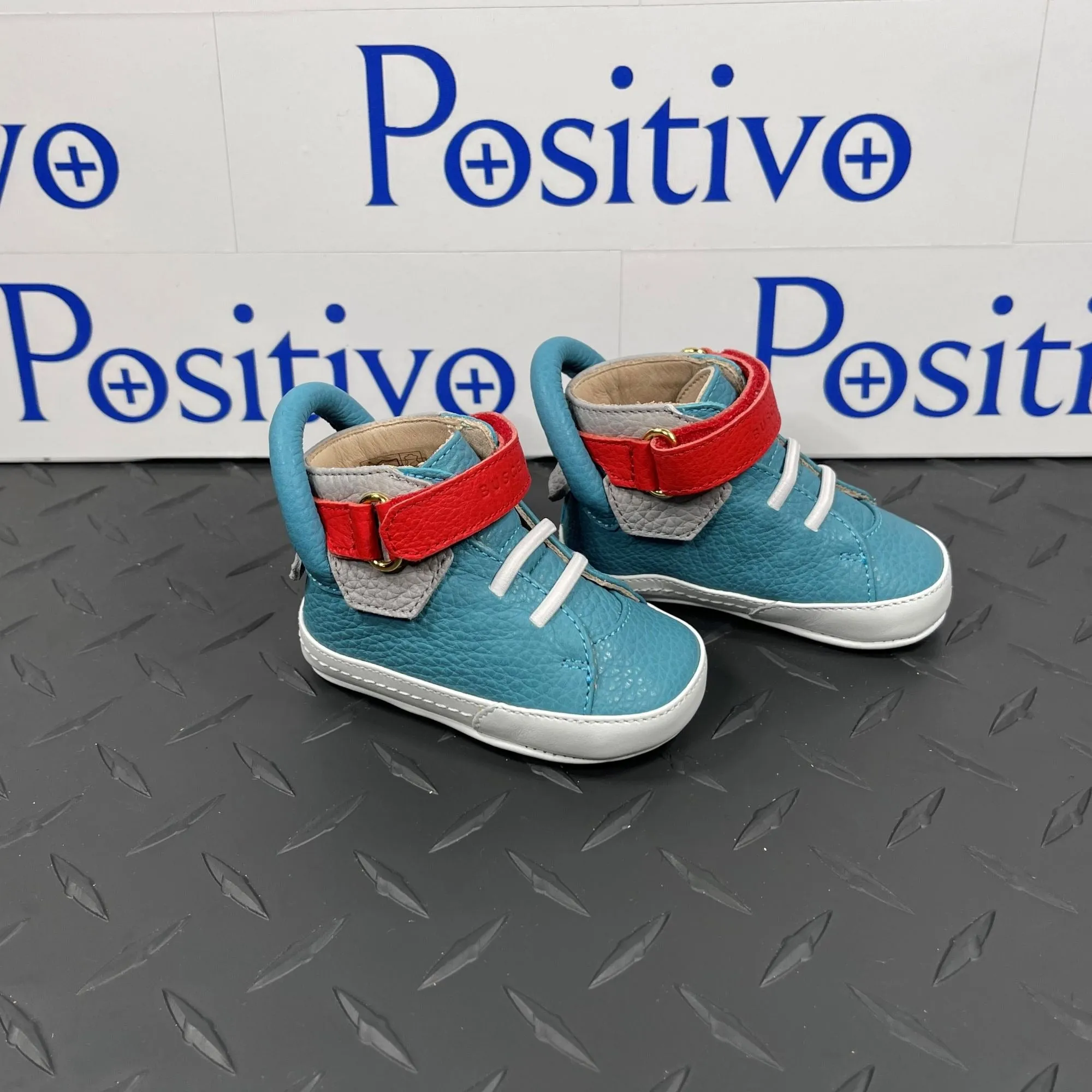 Buscemi 100MM Baby Alce Oxygen TriColor Leather Sneakers