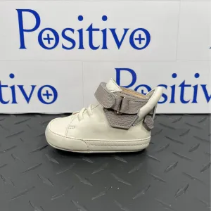 Buscemi 100MM Baby Grigio Perla/Panna Leather Sneakers