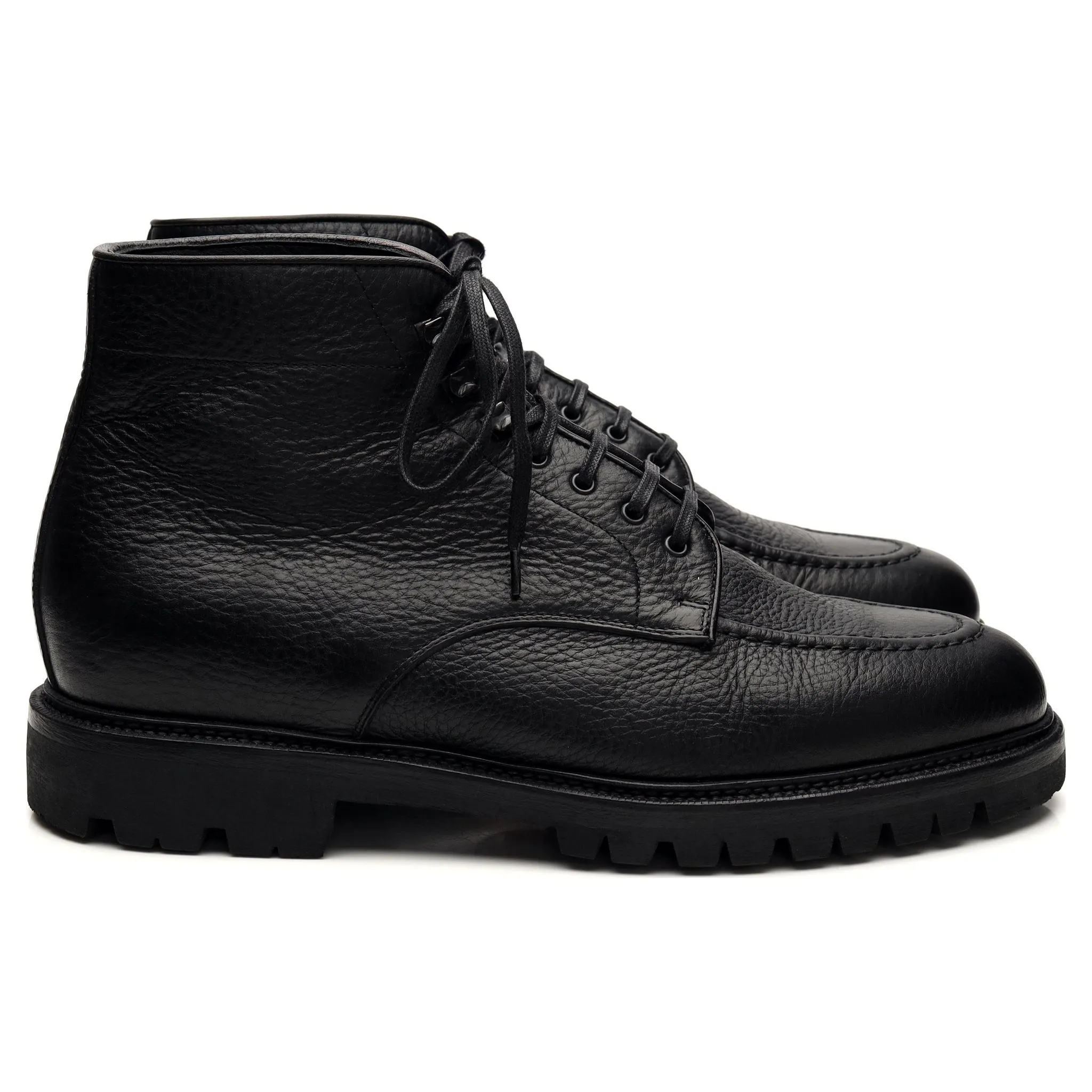 'Buttafoeura' Black Leather Boots UK 8 EU 42