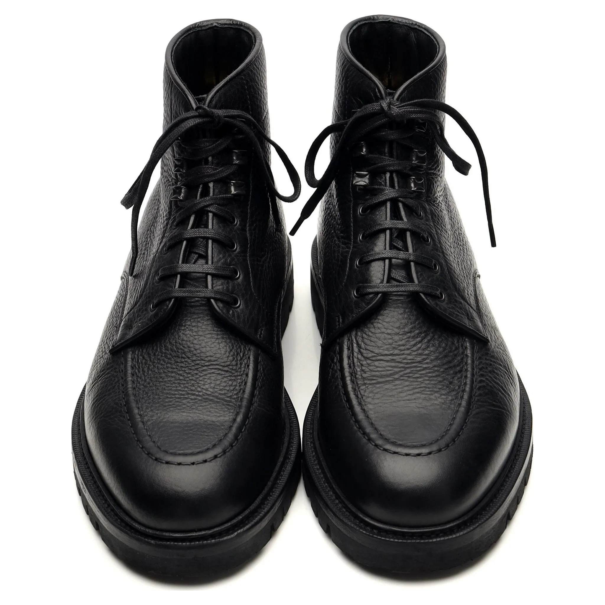 'Buttafoeura' Black Leather Boots UK 8 EU 42
