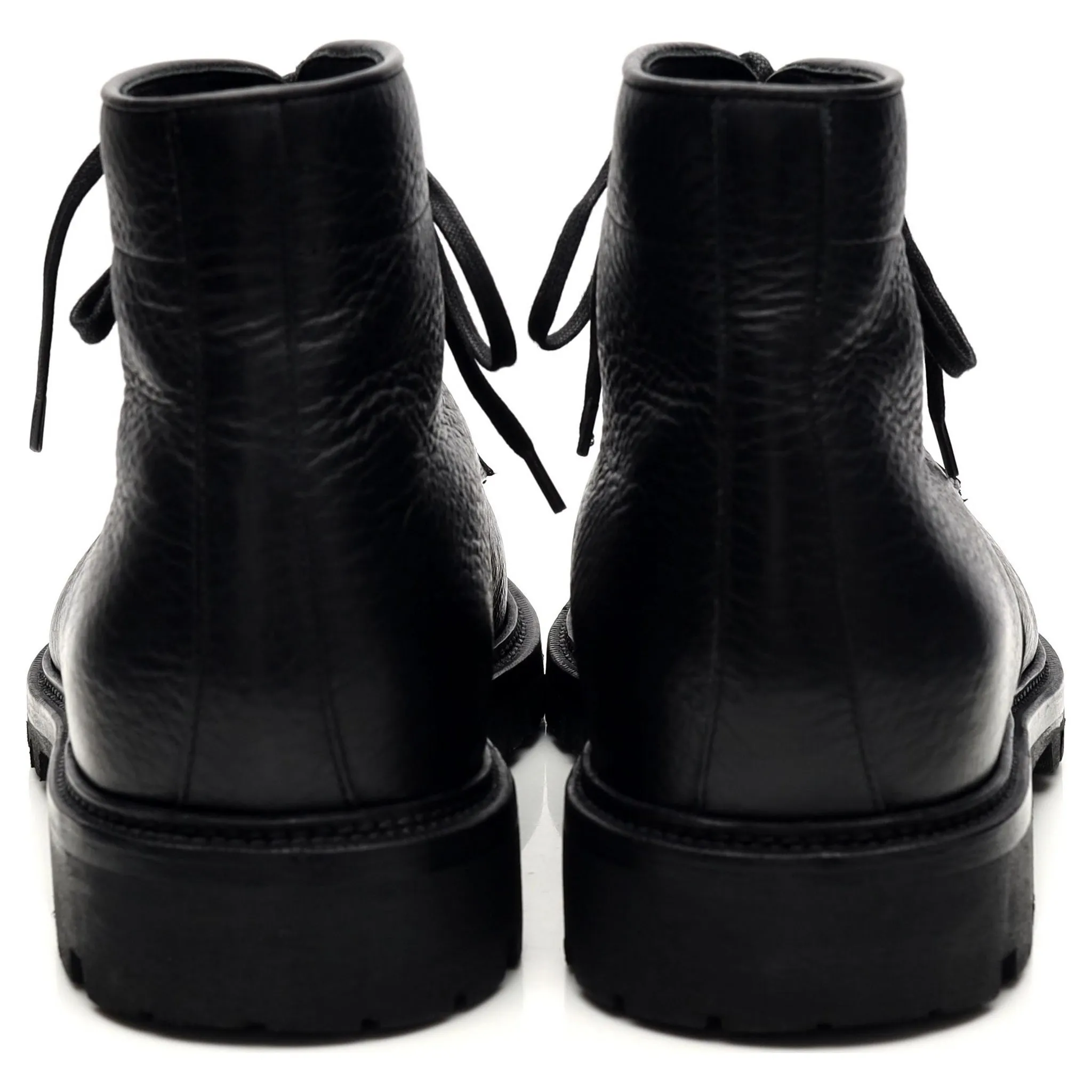 'Buttafoeura' Black Leather Boots UK 8 EU 42