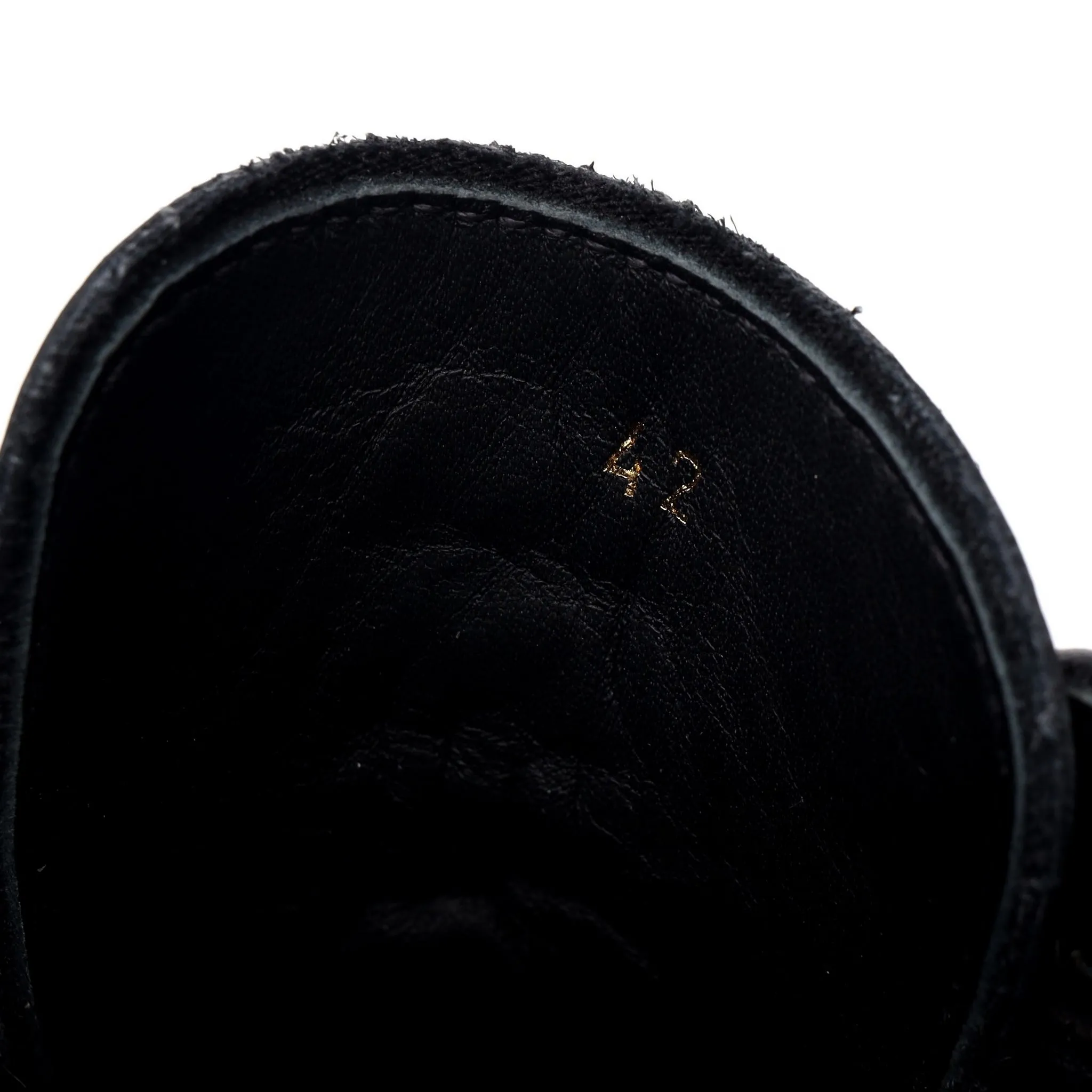 'Buttafoeura' Black Leather Boots UK 8 EU 42