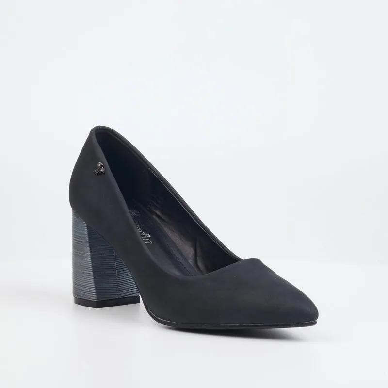 Butterfly Formal 3/4 Heel - Black