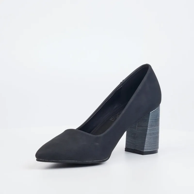 Butterfly Formal 3/4 Heel - Black