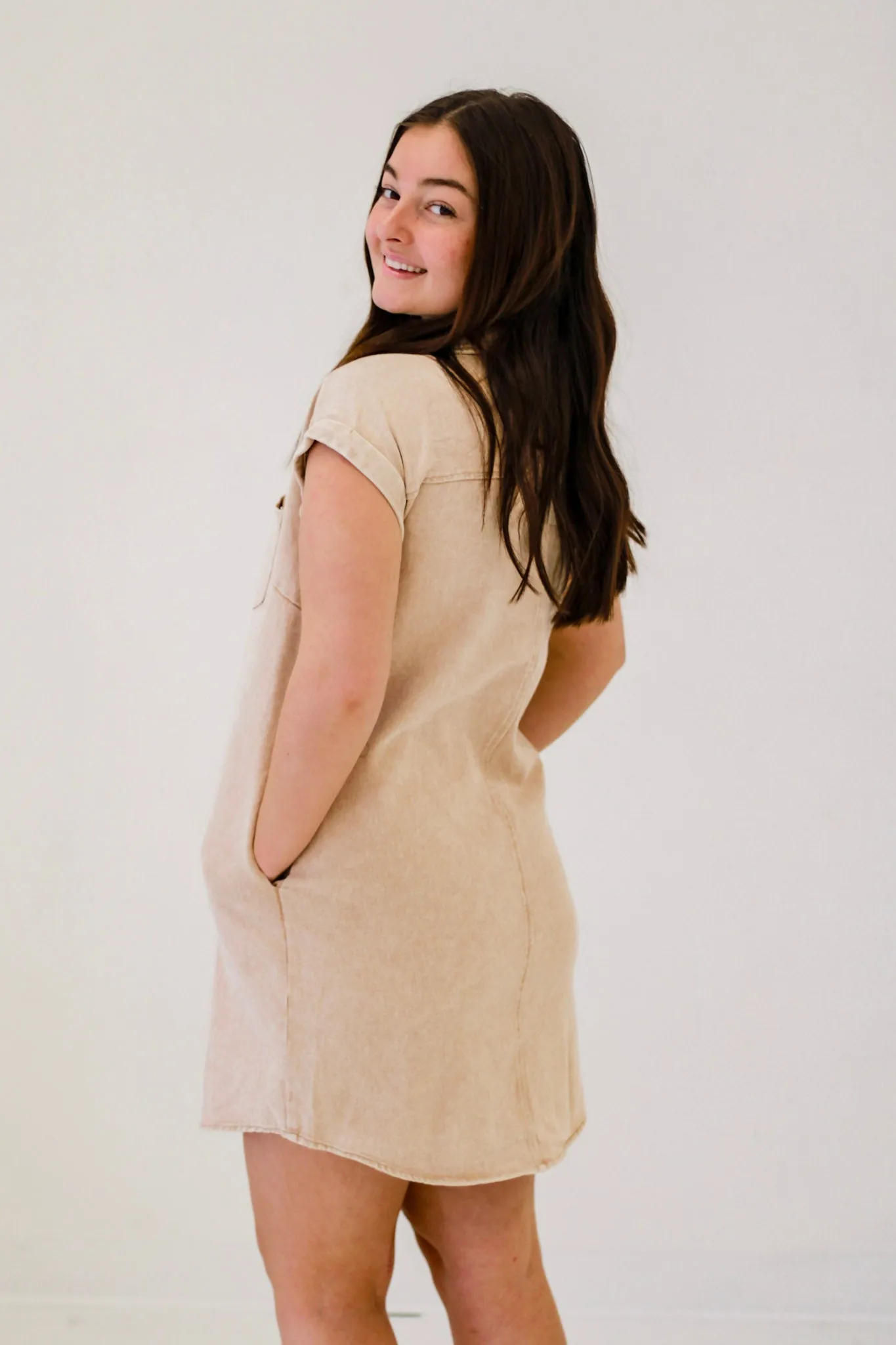 Button Up for Business Dress