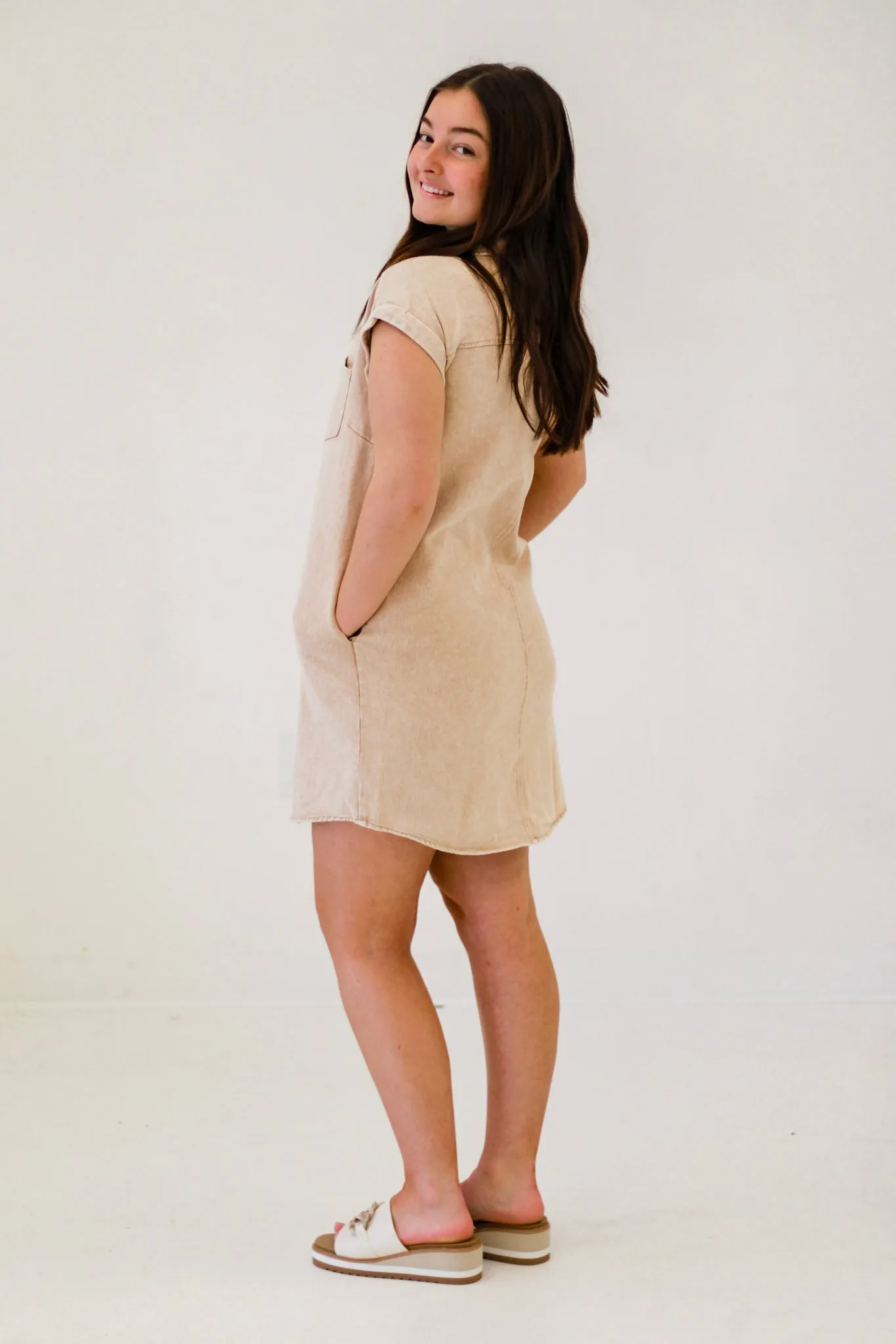 Button Up for Business Dress