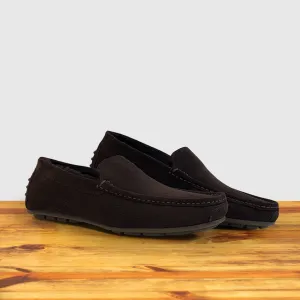 Calzoleria Toscana Ginosa Suede Shearling Driver