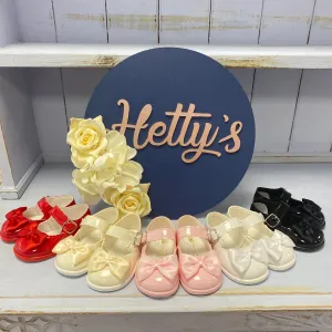 “Candy” Hard Sole Small Bow Shoes