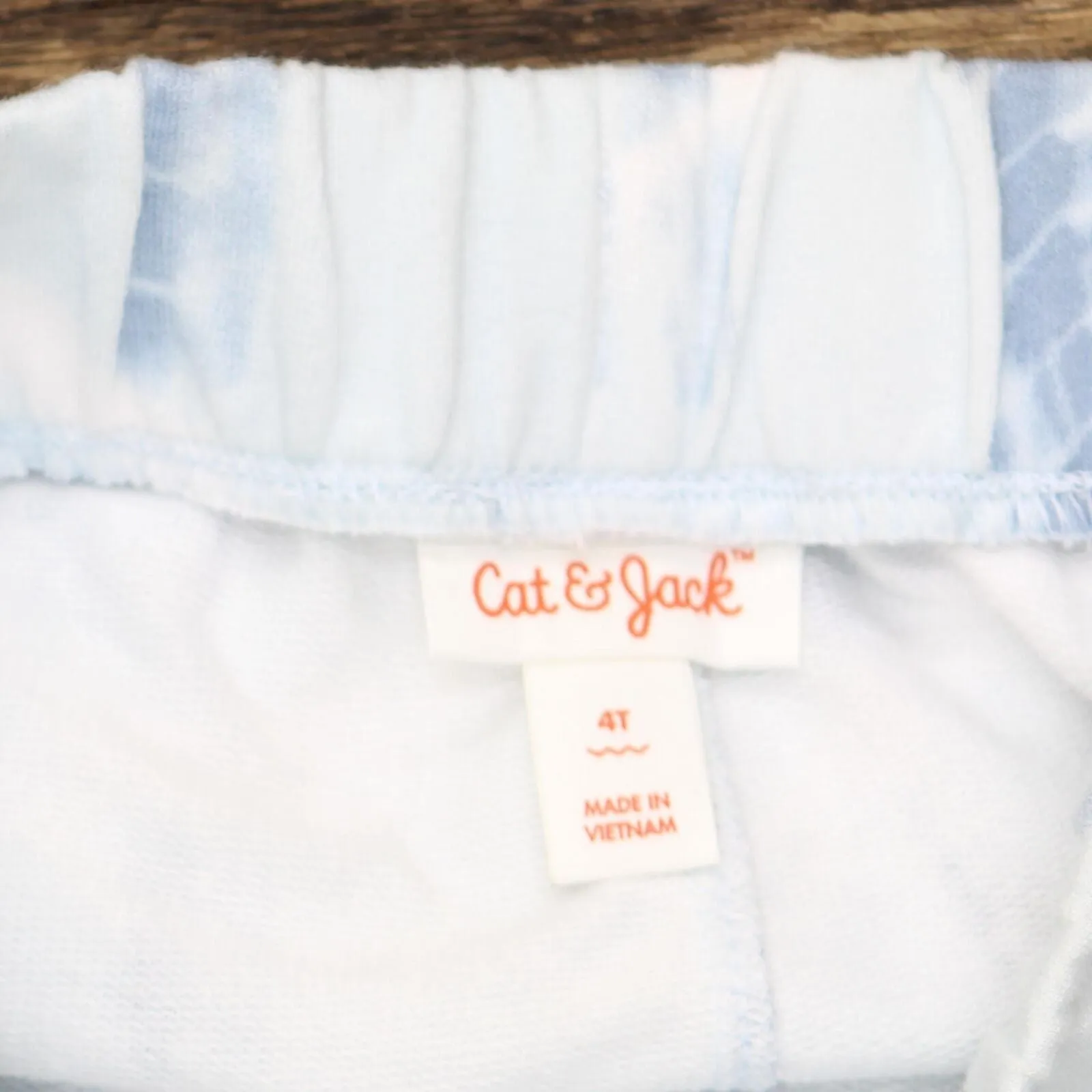 Cat & Jack Toddler Girls Moto Knit Leggings with Drawstring Blue Multi 4T