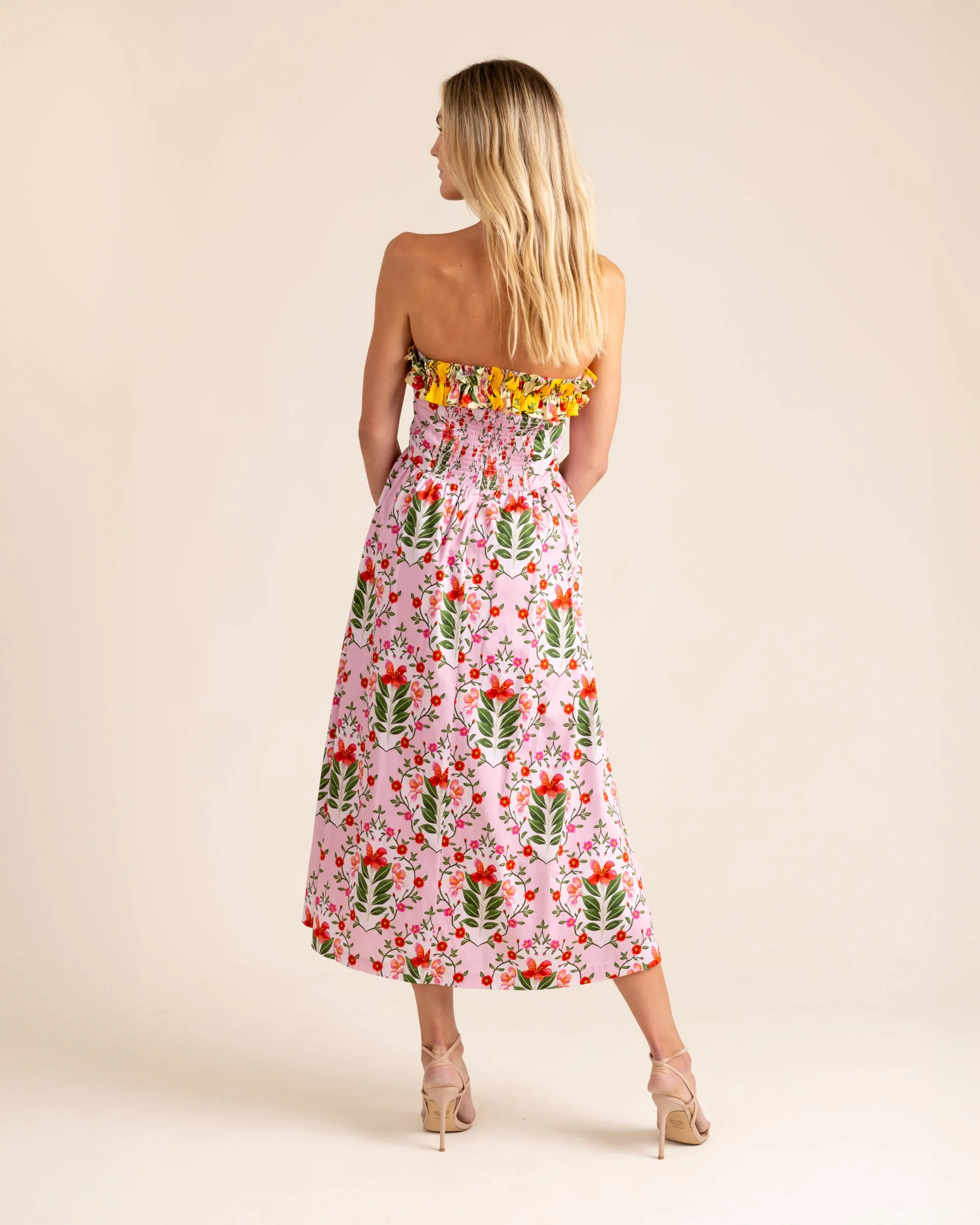 Catherine Dress - Pink Bouquet