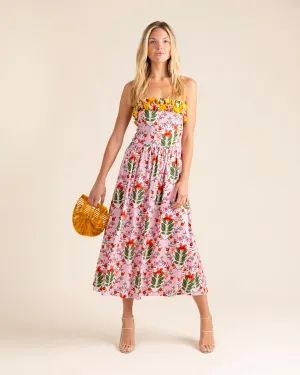 Catherine Dress - Pink Bouquet