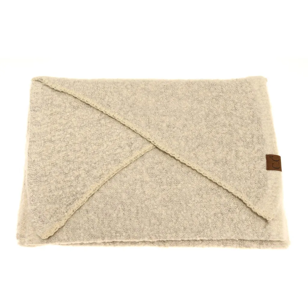 C.C. Beanie Soft Boucle Scarf