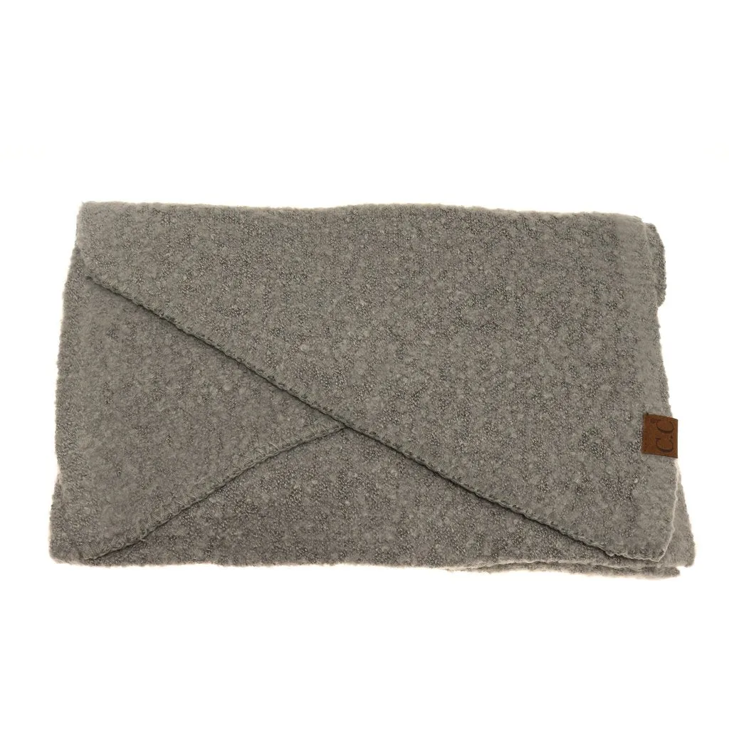 C.C. Beanie Soft Boucle Scarf