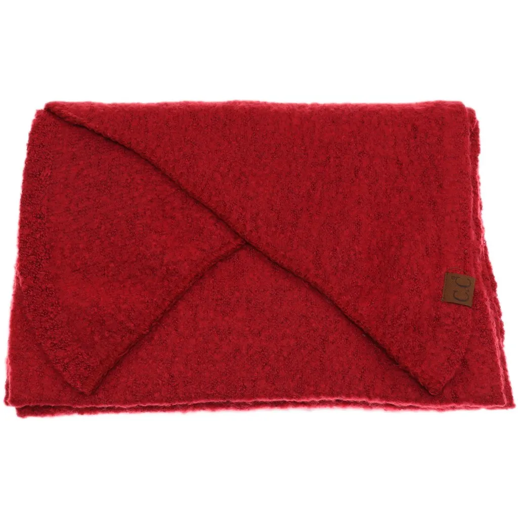 C.C. Beanie Soft Boucle Scarf