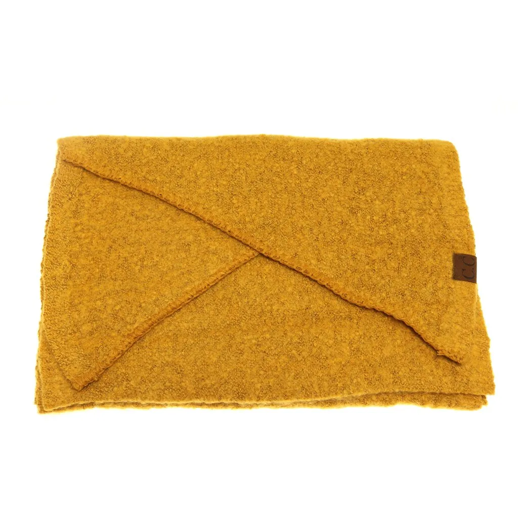 C.C. Beanie Soft Boucle Scarf