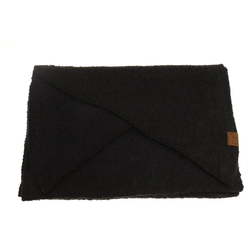 C.C. Beanie Soft Boucle Scarf