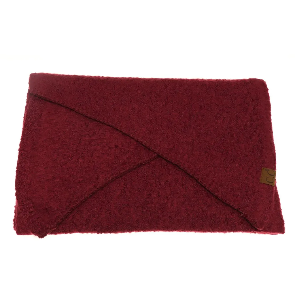 C.C. Beanie Soft Boucle Scarf