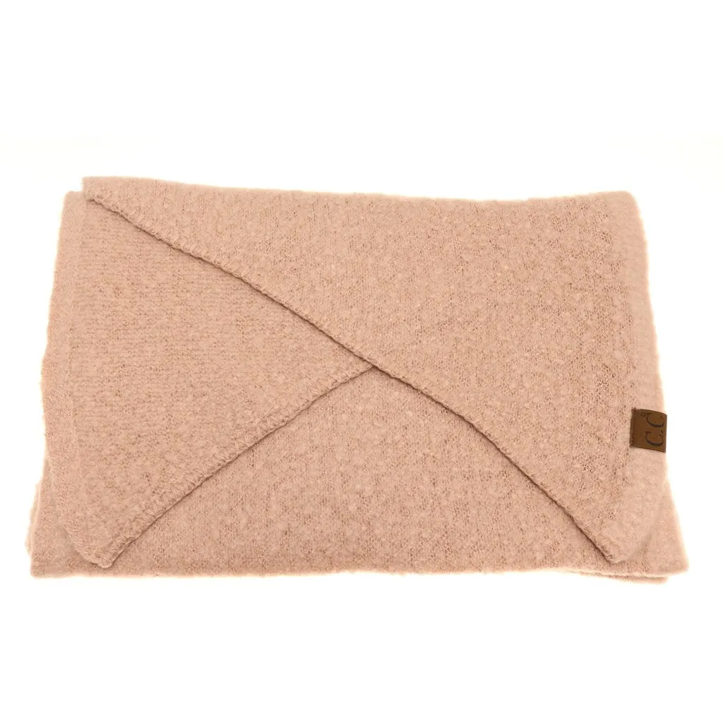 C.C. Beanie Soft Boucle Scarf