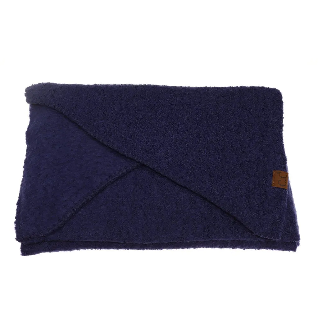 C.C. Beanie Soft Boucle Scarf