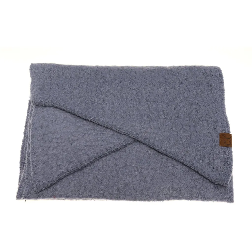 C.C. Beanie Soft Boucle Scarf