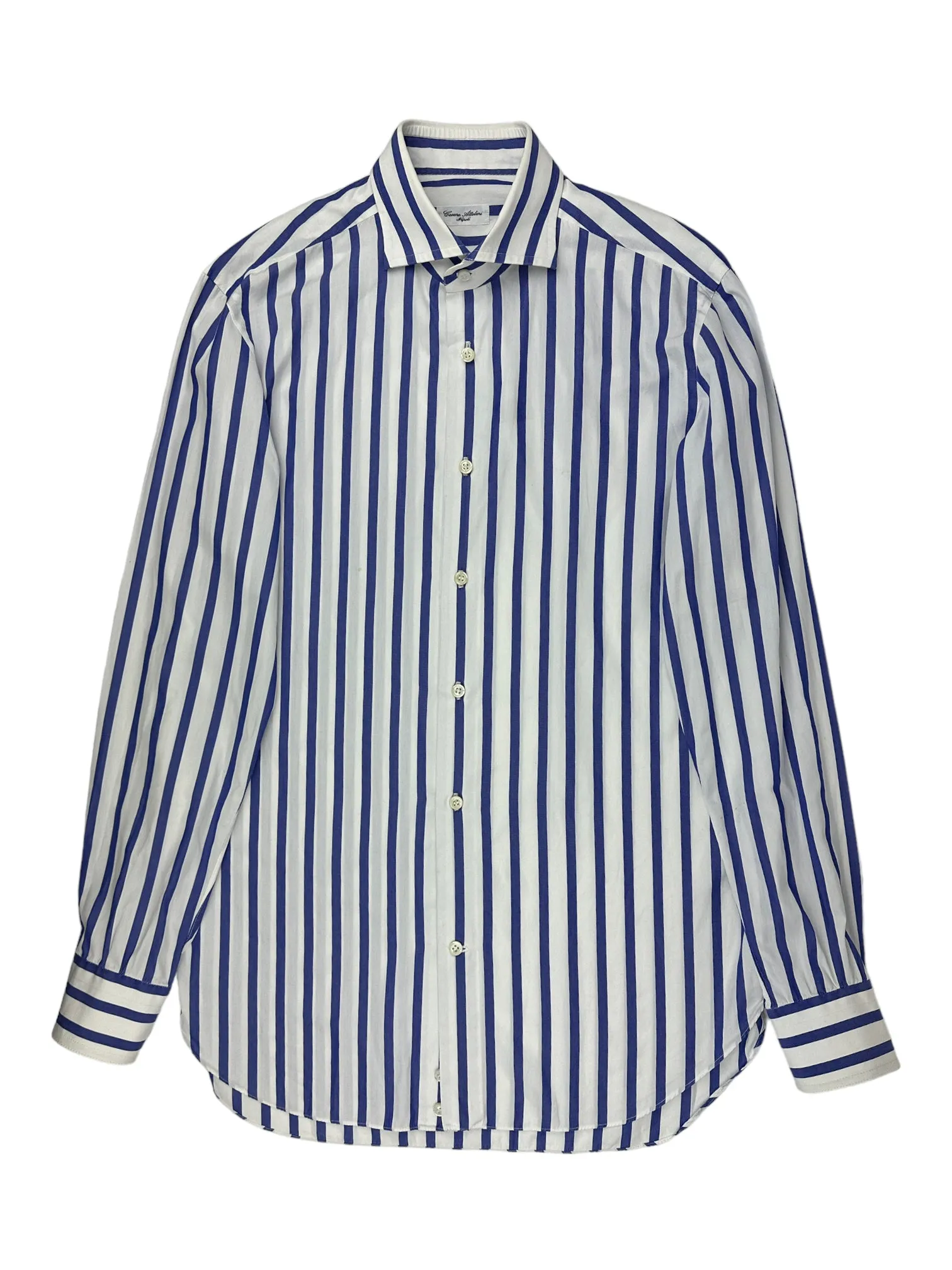 Cesare Attolini Bengal Stripe Cotton Shirt