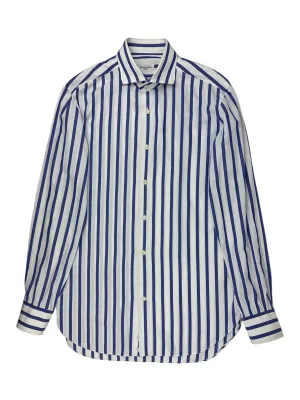 Cesare Attolini Bengal Stripe Cotton Shirt