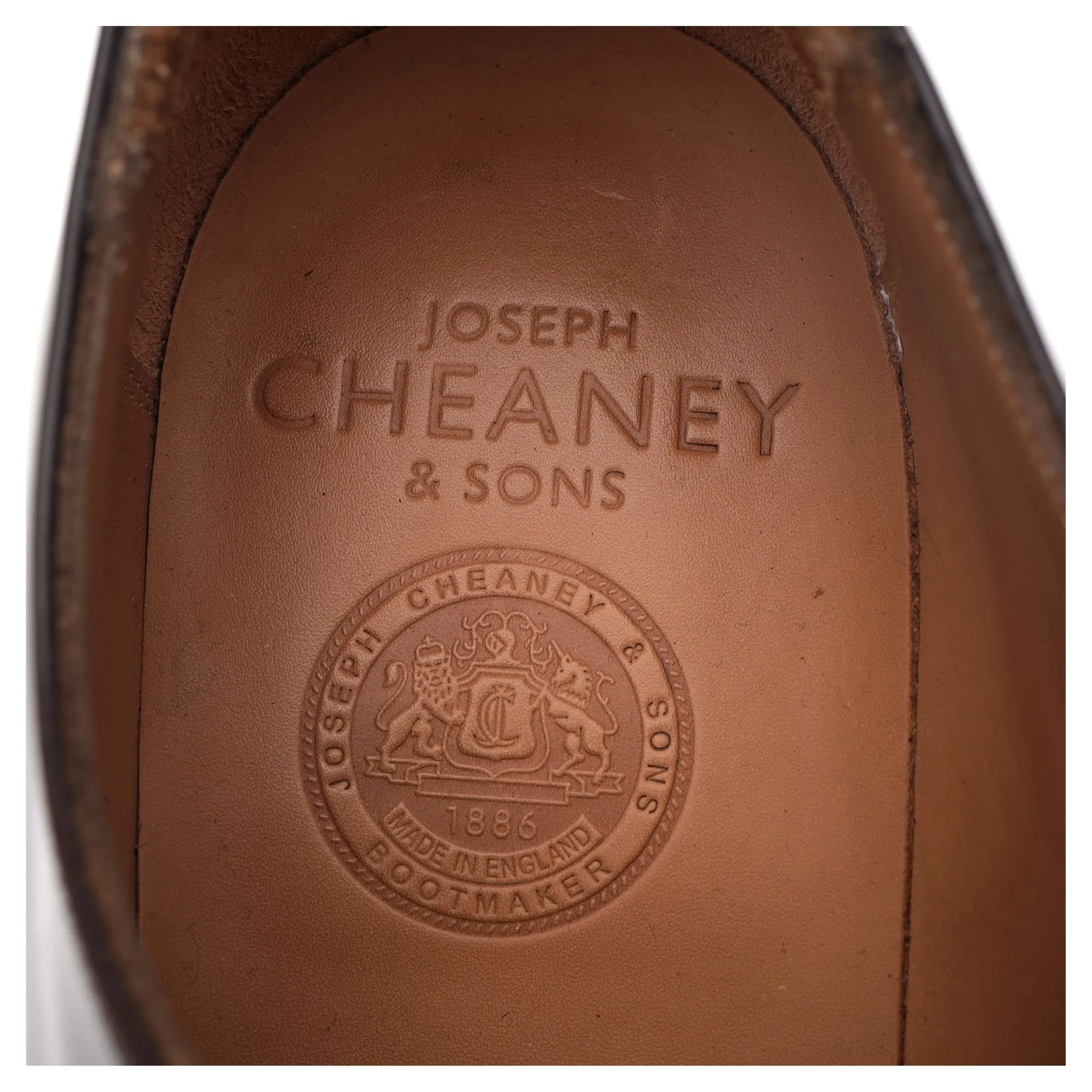 'Charles' Dark Brown Leather Derby UK 9.5 F