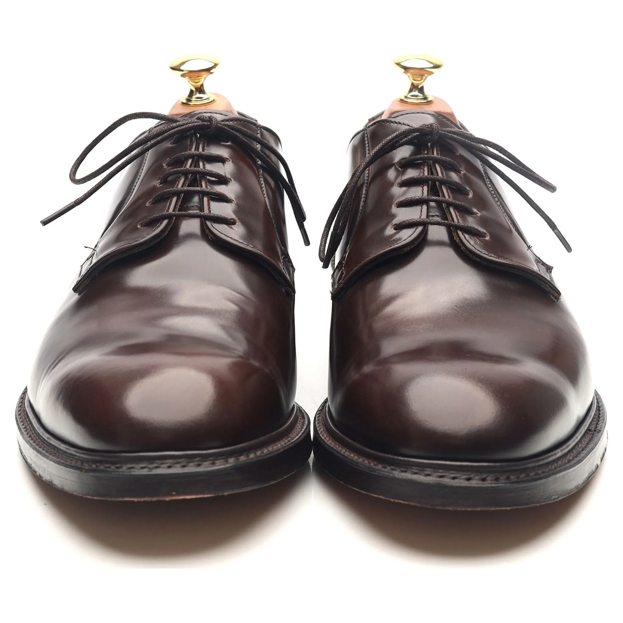 'Charles' Dark Brown Leather Derby UK 9.5 F