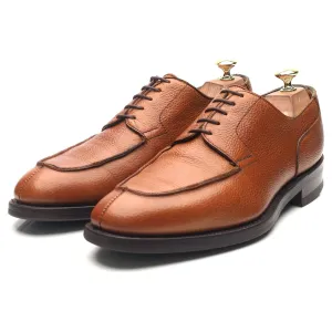 'Charlton' Tan Brown Leather Split Toe Derby UK 8 F