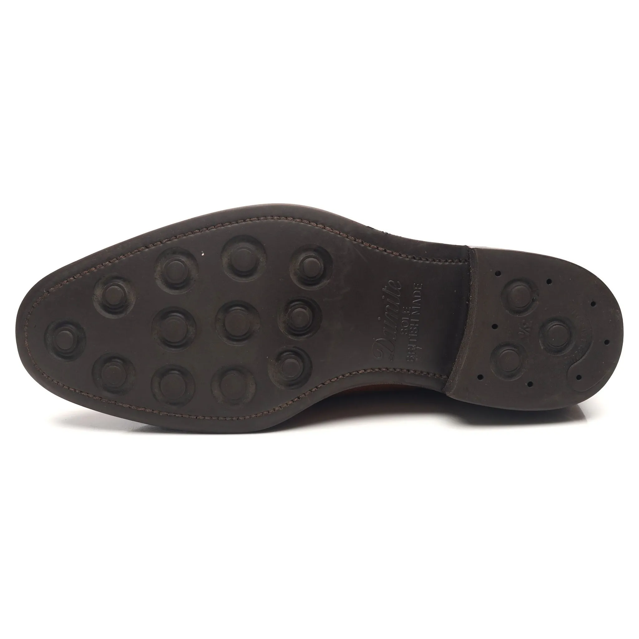 'Charlton' Tan Brown Leather Split Toe Derby UK 8 F