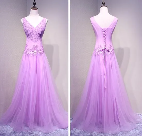 Charming Tulle Sequins Long Unique Party Dress, Lovely Formal Dresses