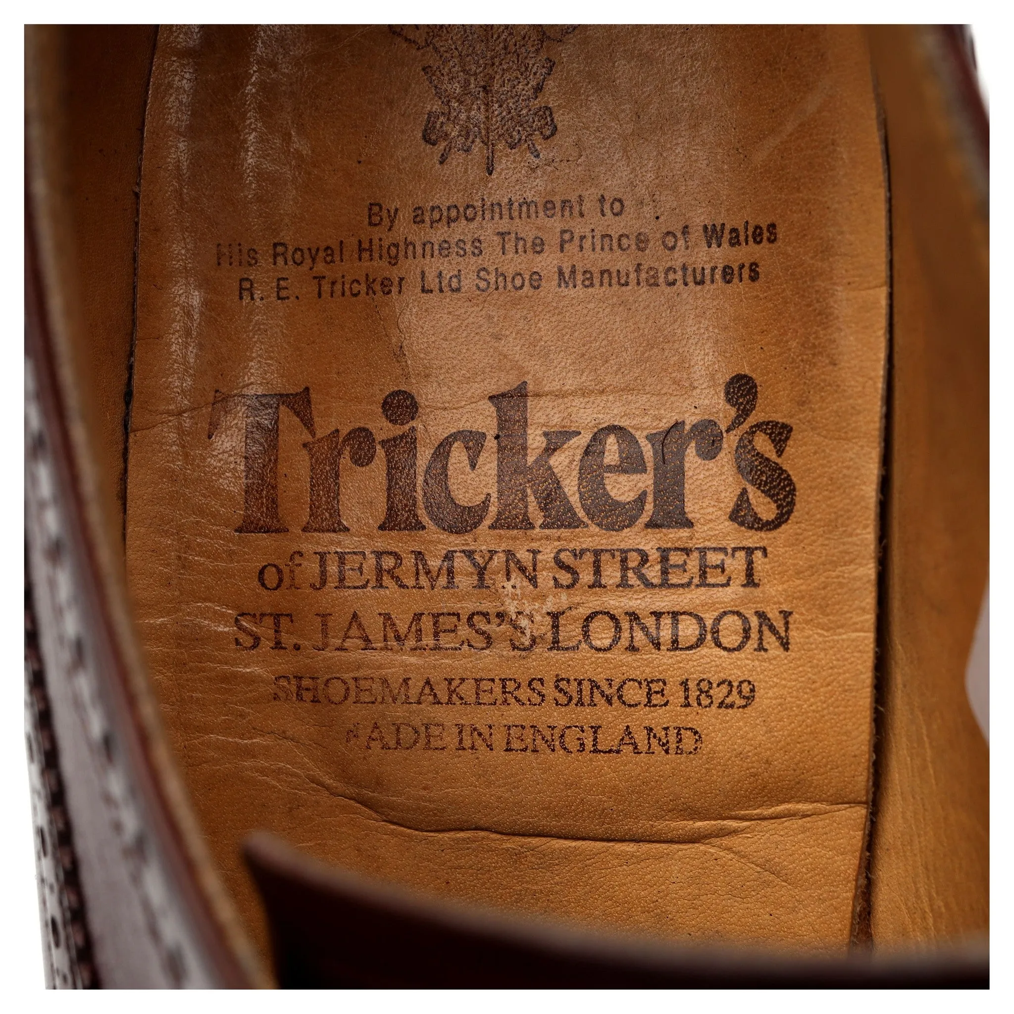 'Chigwell' Brown Leather Derby Brogue UK 10