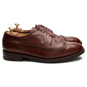 'Chigwell' Brown Leather Derby Brogue UK 10