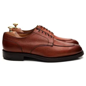 'Chiswick' Tan Brown Grain Leather Split Toe Derby UK 9 F