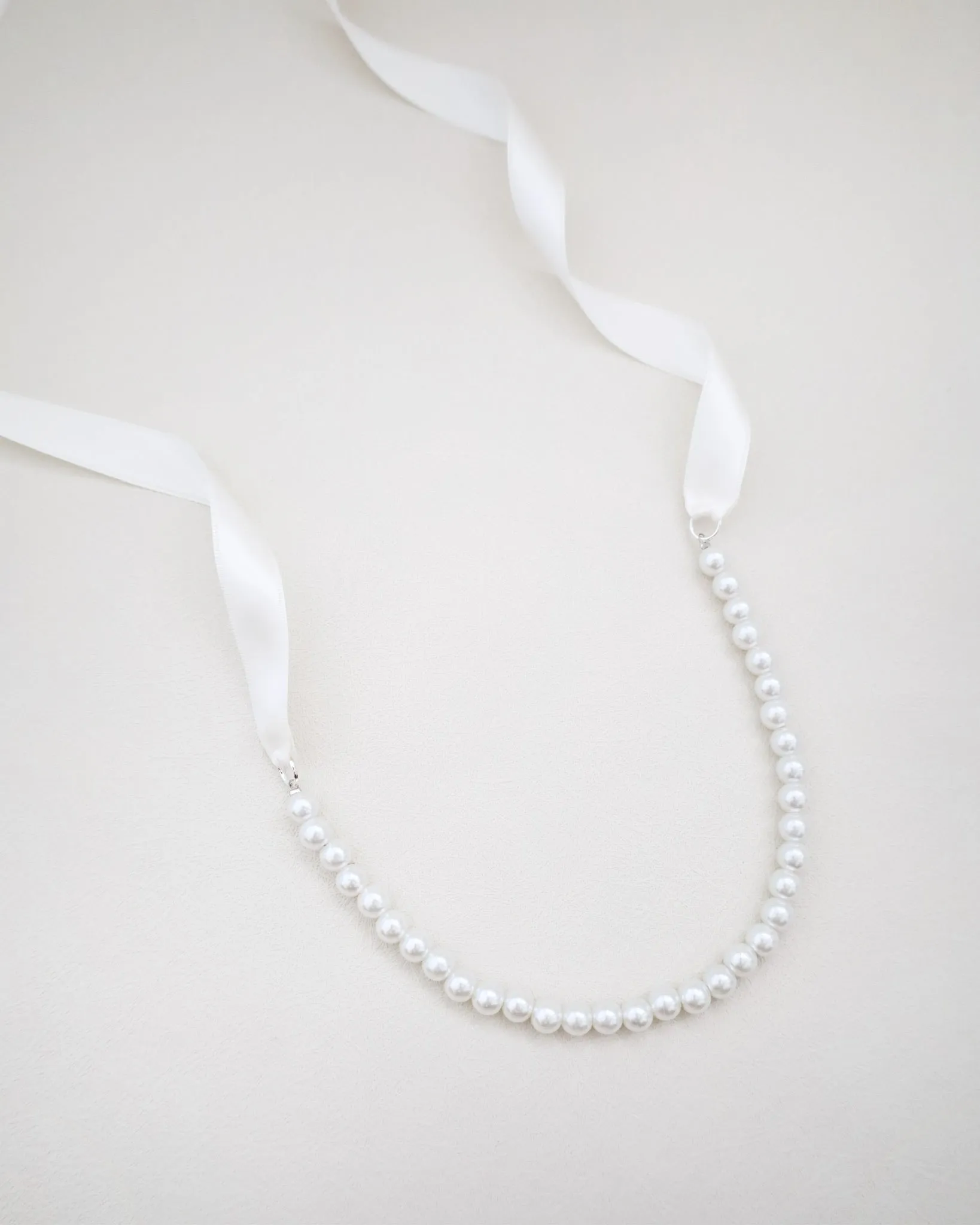 Choker Pearl Single Strand Necklace