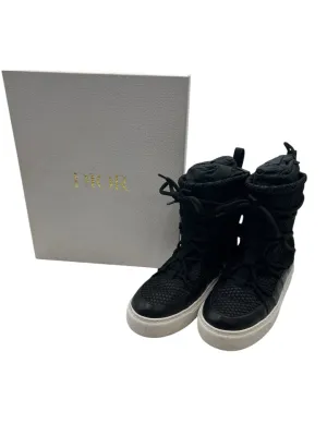 Christian Dior Black Resille Winter Solar Boots Size 37 = US 7 Women's Shoe