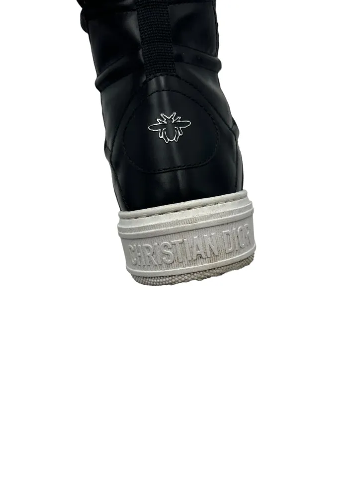 Christian Dior Black Resille Winter Solar Boots Size 37 = US 7 Women's Shoe