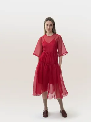 Cisarua Tiered Sheer Dress