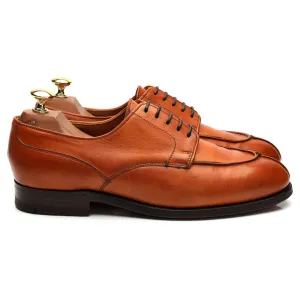 'Claremont' Tan Brown Leather Derby Split Toe UK 7 E