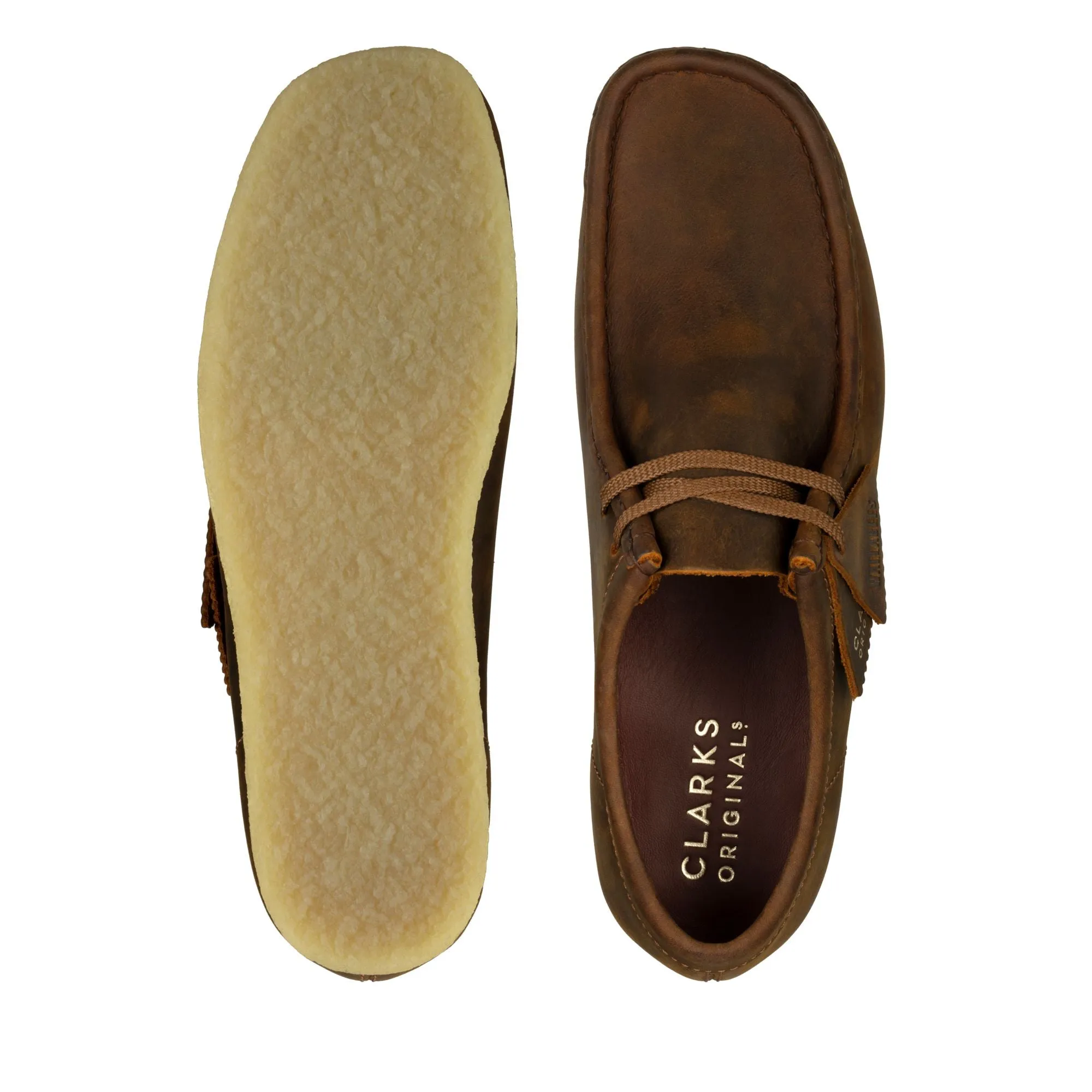 CLARKS WALLABEE LOW -  BEESWAX